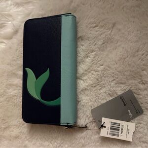 Disney Loungefly Little Mermaid Fin Wallet OG Heart Logo RARE NWT